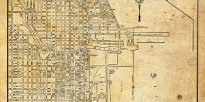 پرانی نقشہ شکاگو